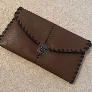 Foldover Whip Stitch Clutch